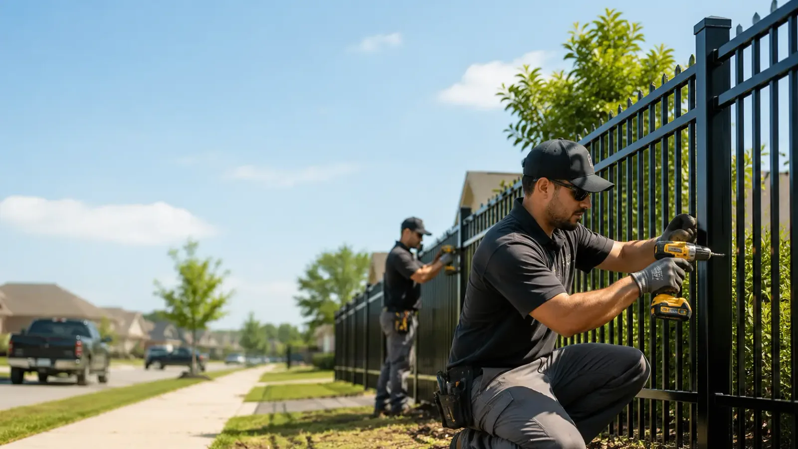 Metal Fence Installation in Warren, MA